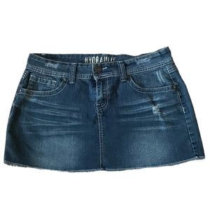 Hydraulic Jean Skirt. Size 13/14